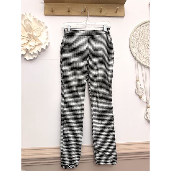 Sezane Houndstooth Trousers Size 2 - Picture 1 of 5